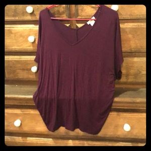 Dolman sleeve blouse